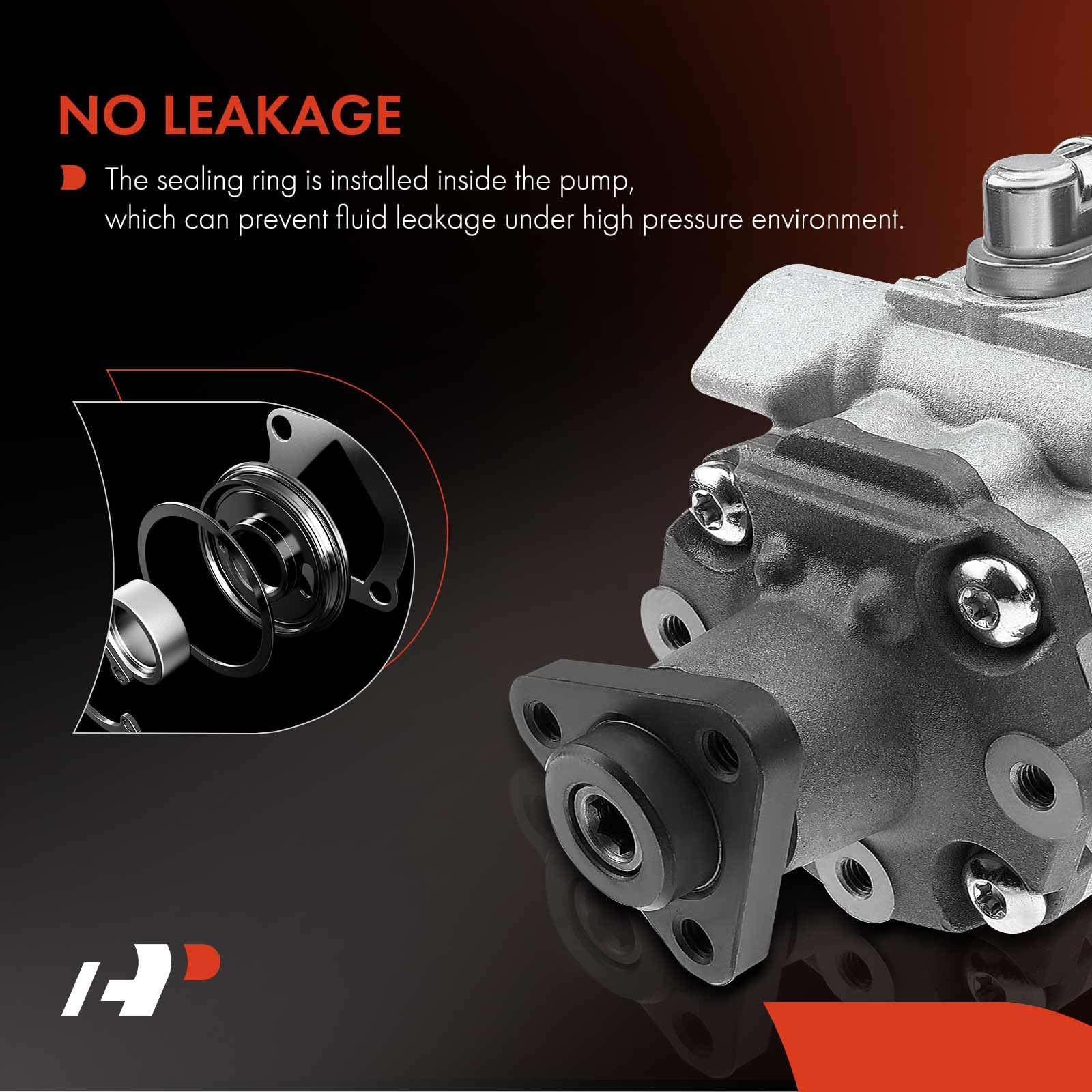 Premium Power Steering Pump for Audi Q5 2009-2012 V6 3.2L - Replacement Part #8R0145155J - High Performance Steering Fluid Pump for Smooth Driving & Enhanced Control