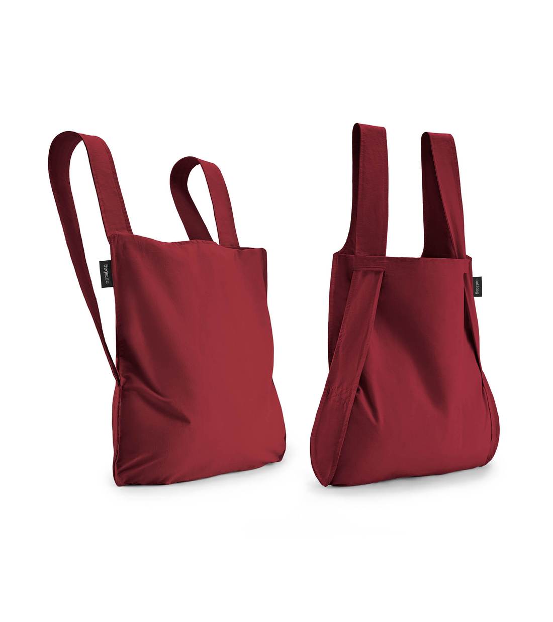 Eco-Friendly Reusable Tote Bag - Wine Red Cotton Shopping Tote with Long Handles | Perfect for Groceries, Beach Trips & Everyday Use | Notabag