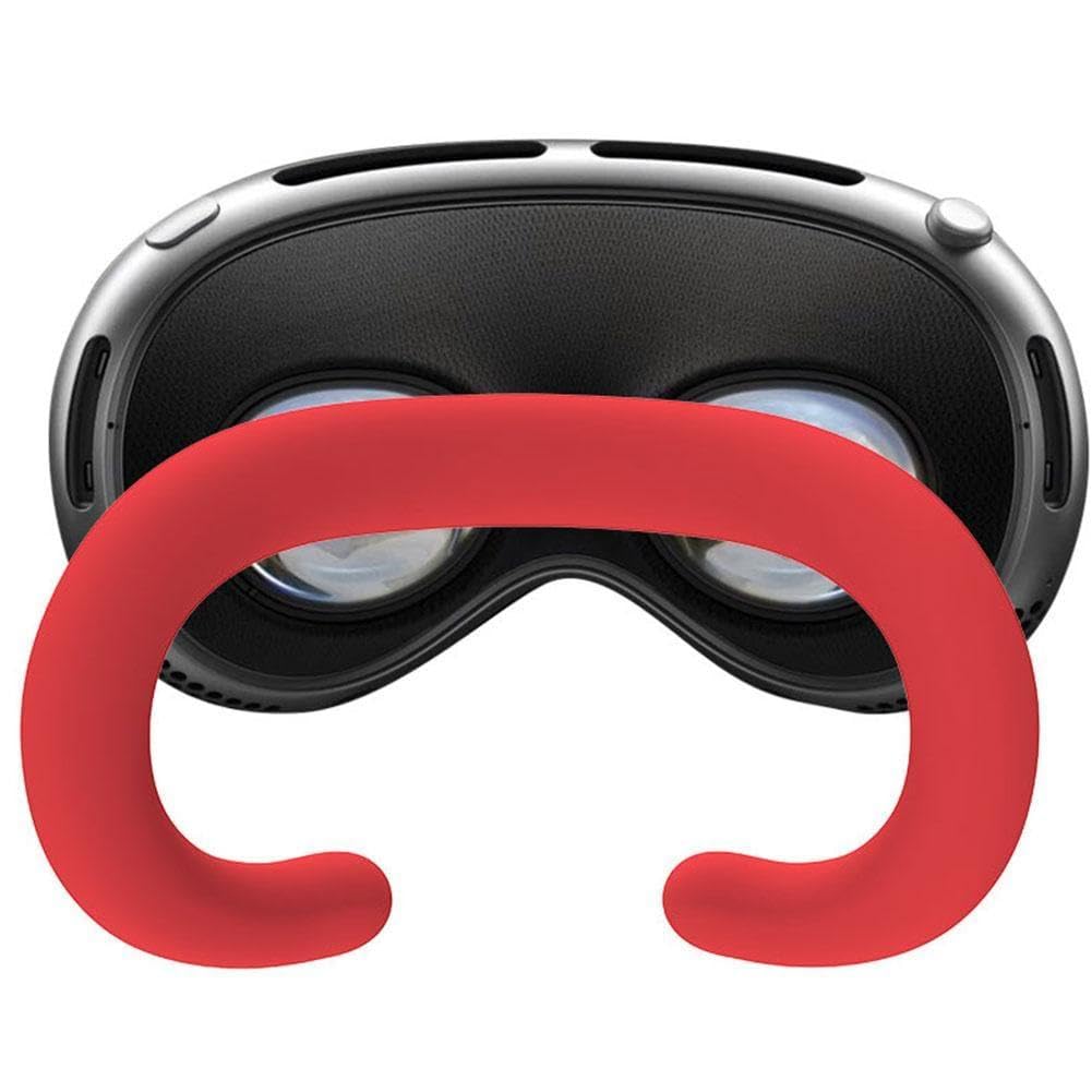 Sweat-Resistant Silicone Eye Mask & Dustproof VR Accessories Replacement Set for Apple Vision Pro - Perfect for Gaming, Fitness VR Sessions and Extended Wear Comfort