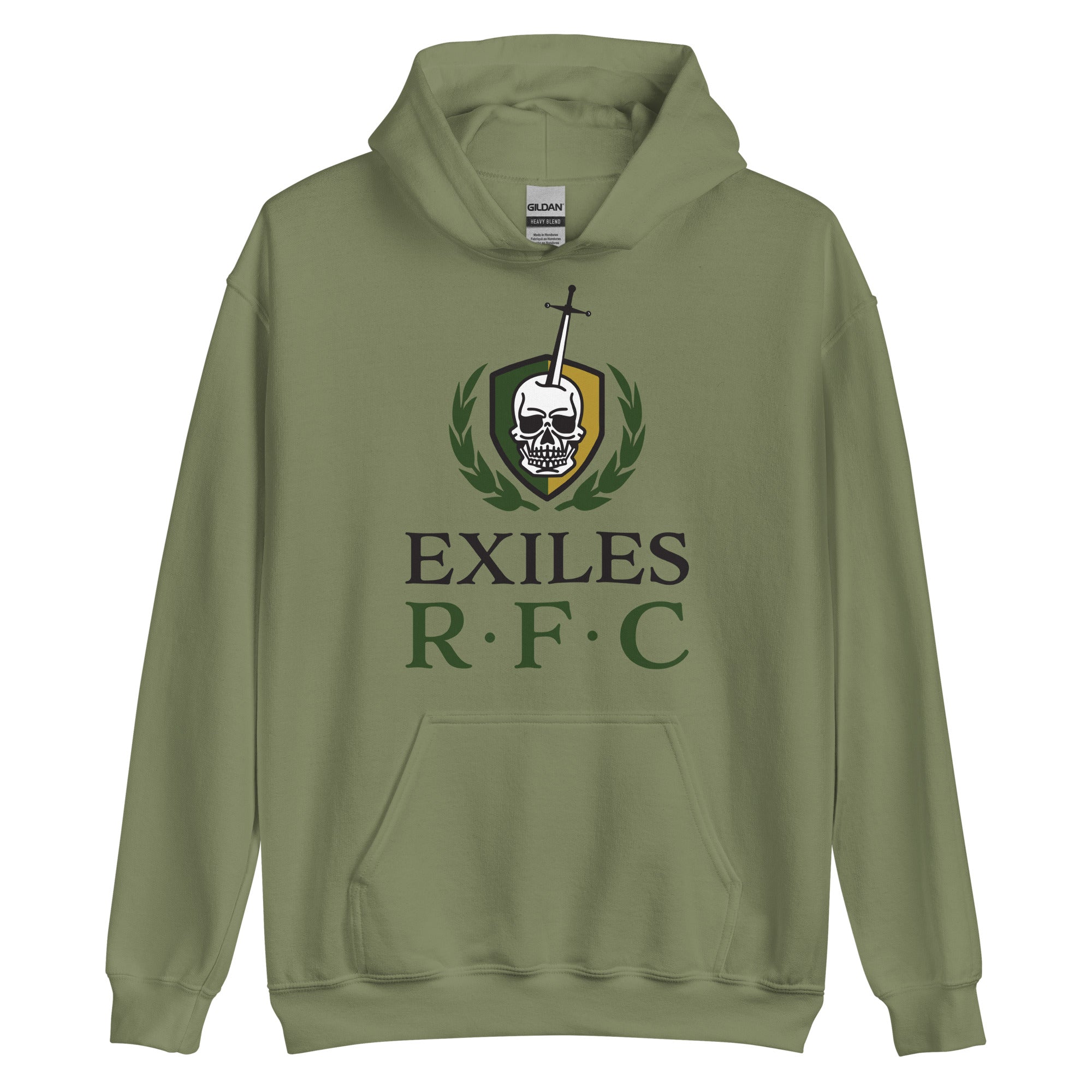 Exiles RFC Heavy Blend Hoodie - Premium Cotton Pullover for Men & Women - Cozy Winter Sweatshirt for Rugby Fans & Outdoor Activities