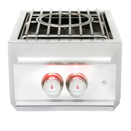 Blaze Professional LUX Built-In Gas High Performance Power Burner - Commercial Grade Outdoor Cooking for Grilling, BBQ & Catering