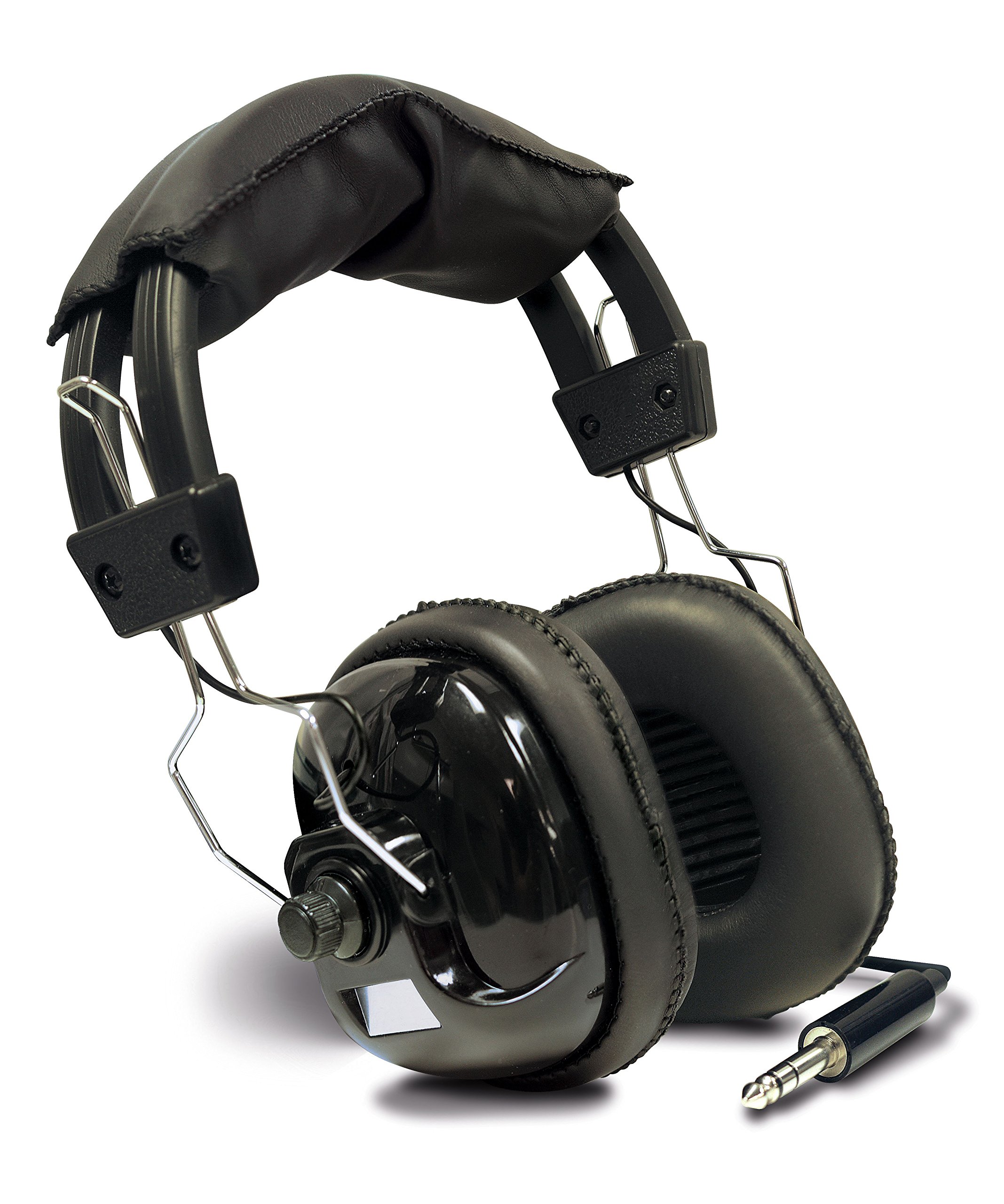 Bounty Hunter HEAD-PL Metal Detector Headphones - Professional Waterproof Headphones for Metal Detecting with Noise Cancellation - Perfect for Treasure Hunting, Beach Combing & Gold Prospecting