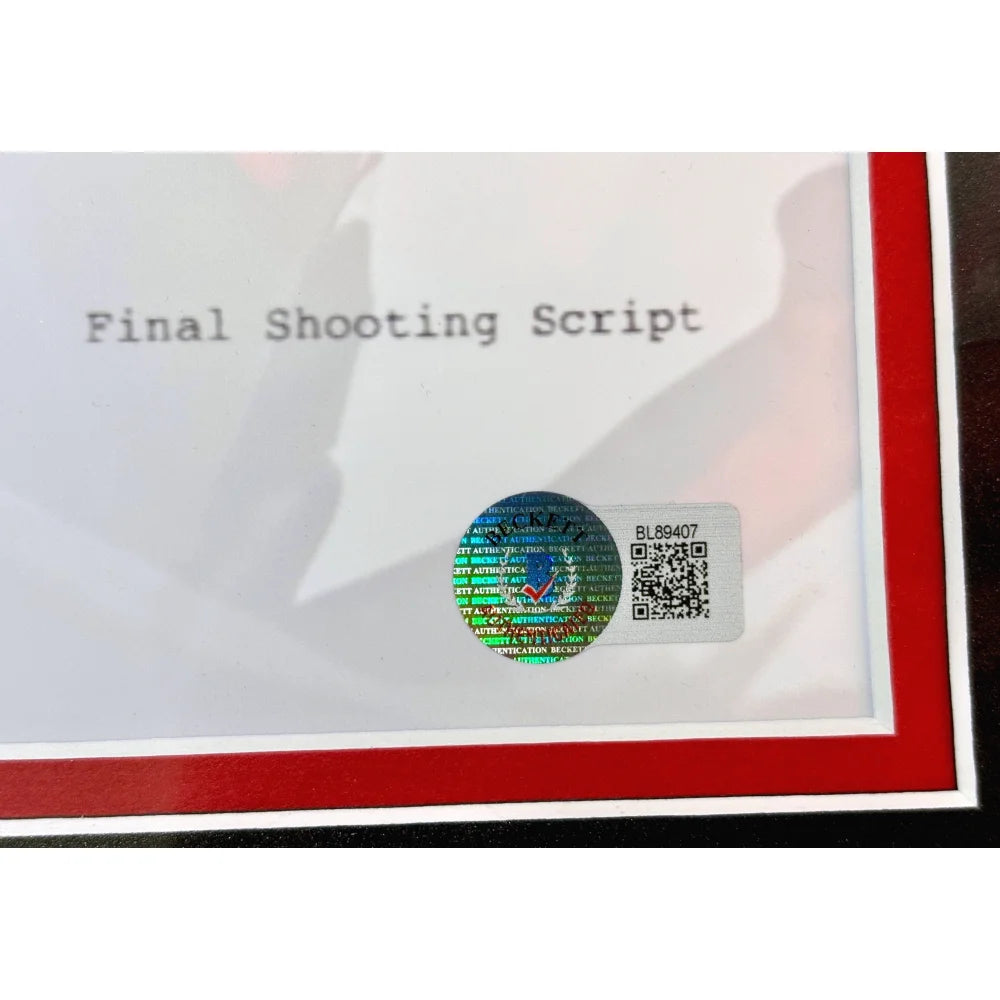 Bradley Cooper Autographed American Sniper Movie Script - Framed Memorabilia with COA & Photo - Perfect for Movie Fans, Collectors & Home Theater Decor
