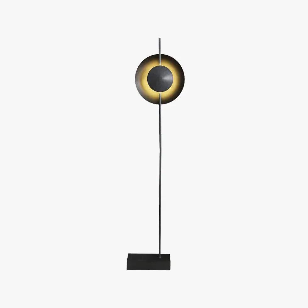 Modern Round LED Ring Floor Lamp - Minimalist Design for Living Room, Bedroom & Office Lighting - Dimmable Ambient Light for Home Decor