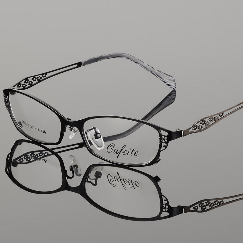 Premium Bclear Women's Metal Alloy Half-Rim Eyeglass Frames (Model S99002) - Lightweight & Durable for Work, Reading & Fashion Accessories