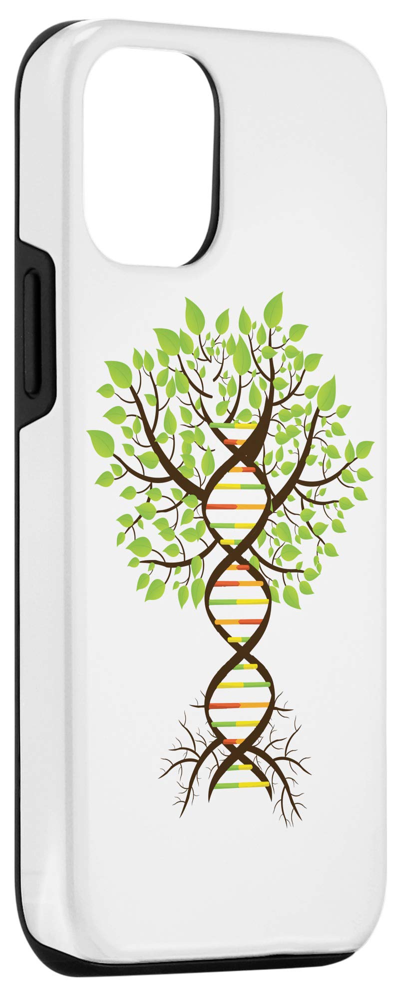 iPhone 12/12 Pro DNA Tree Design Case - Funny Plant Genealogy Phone Cover for Students & Science Lovers - Perfect Gift for Biology Enthusiasts & Tech Users (Great for School, Work & Everyday Use)