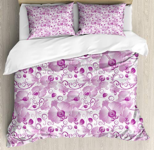 Lilac Magenta White