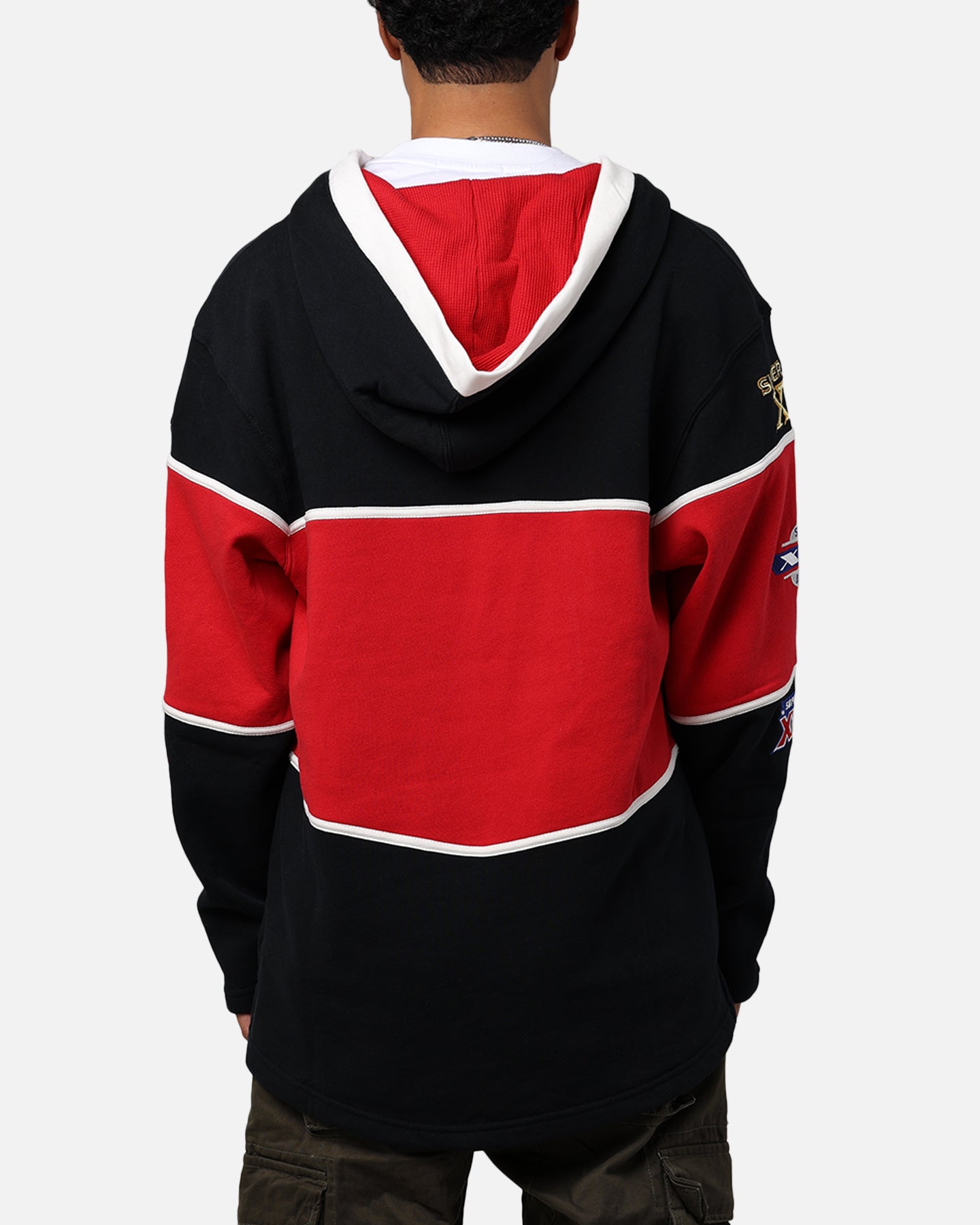 47 Brand San Francisco 49ers Super Bowl Gridiron Lacer Hoodie - Jet Black NFL Fan Apparel for Men & Women - Perfect for Game Day, Tailgating, and Football Season