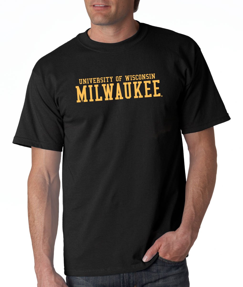 Wisconsin Milwaukee Panthers NCAA Block Unisex Black T-Shirt - Comfortable Cotton Fan Apparel for Game Day, School Spirit & Casual Wear