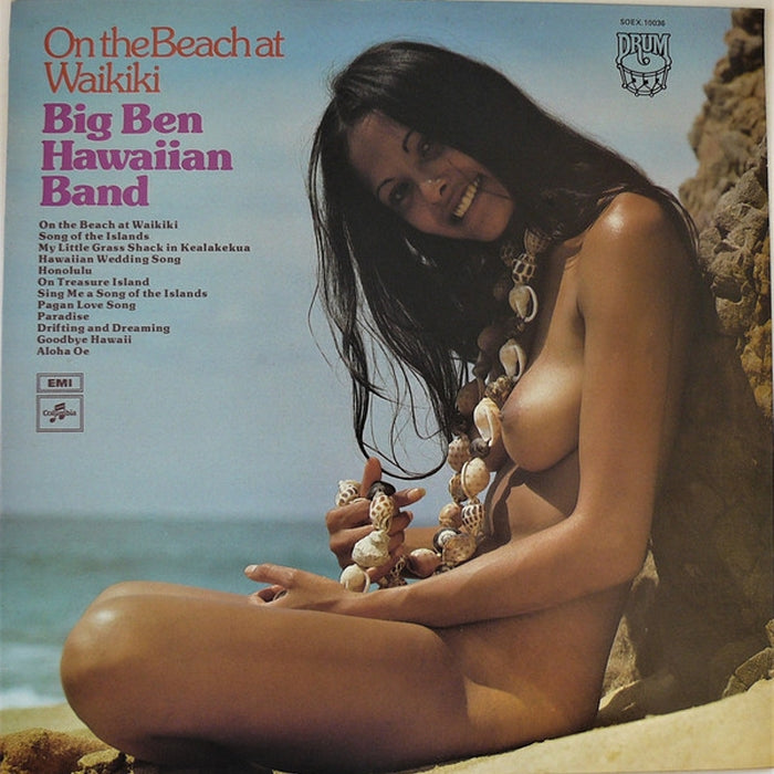 Big Ben Hawaiian Band – On The Beach At Waikiki Vintage Vinyl Record (E/VG+) | Perfect for Tropical Music Lovers & Hawaiian Theme Parties