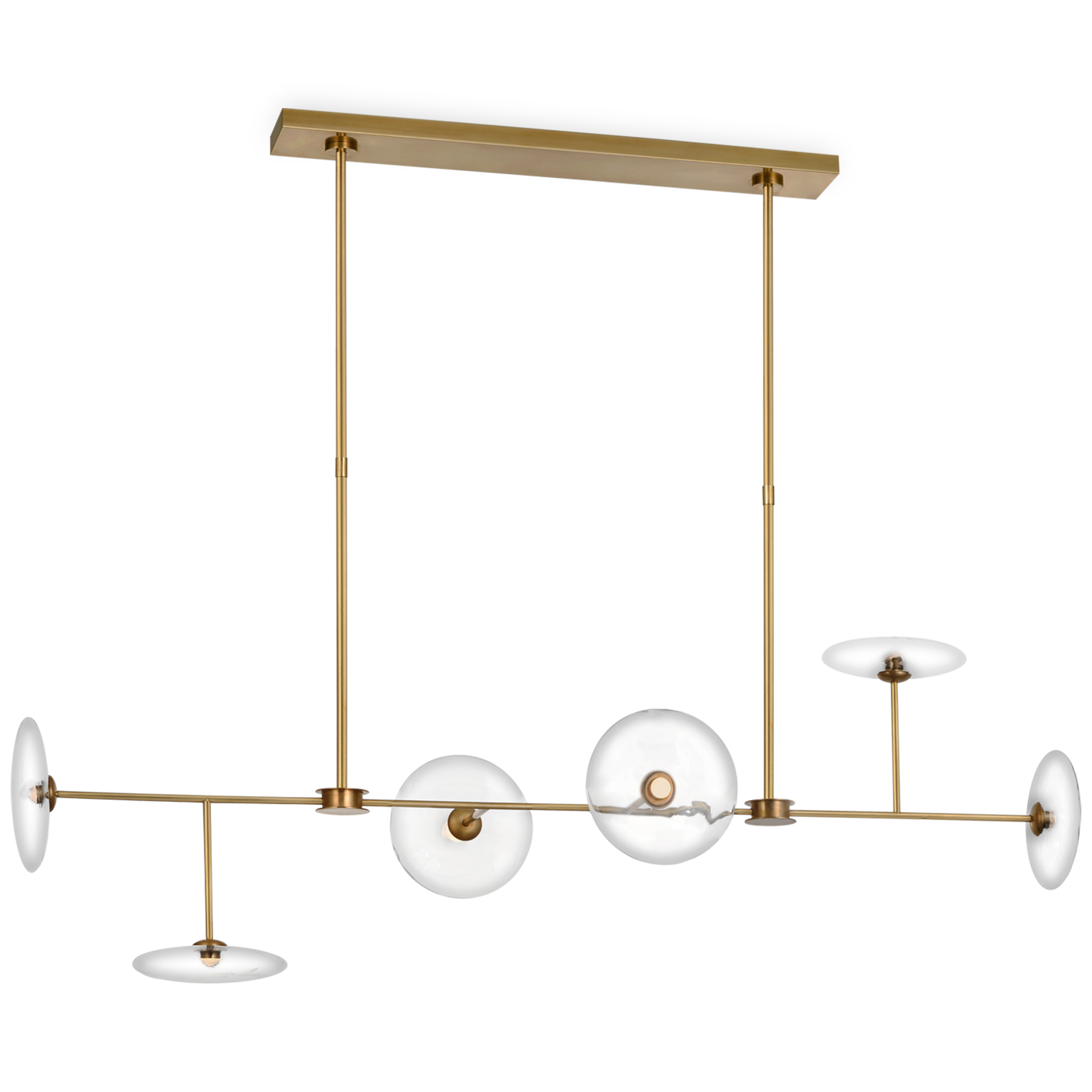 Calvino Large Chandelier - Modern Crystal Ceiling Light Fixture for Dining Room, Living Room & Bedroom | Elegant Home Decor Lighting