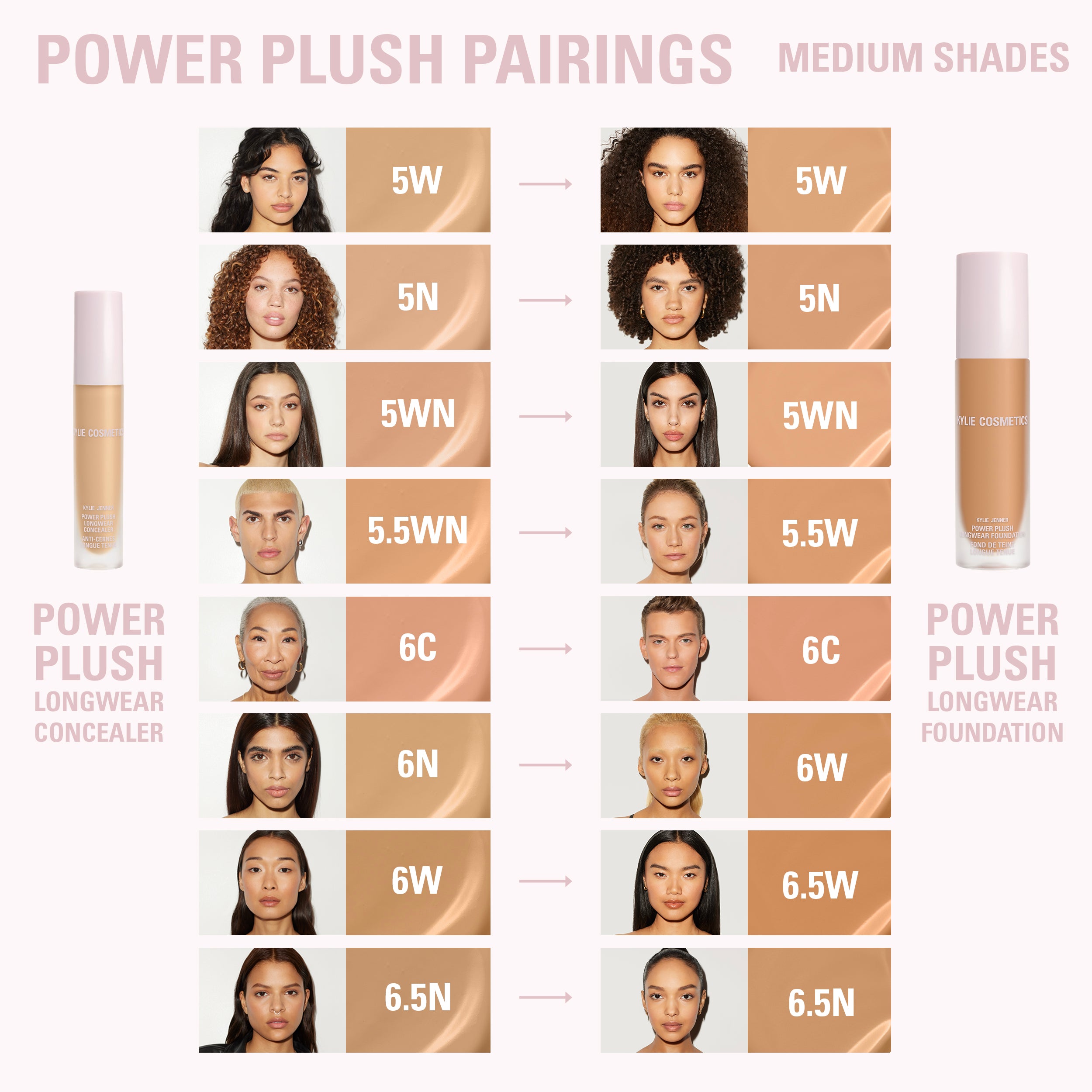 Power Plush Foundation & Concealer Duo - Full Coverage Makeup for Flawless Skin - Perfect for Daily Wear, Special Occasions & Photo Shoots