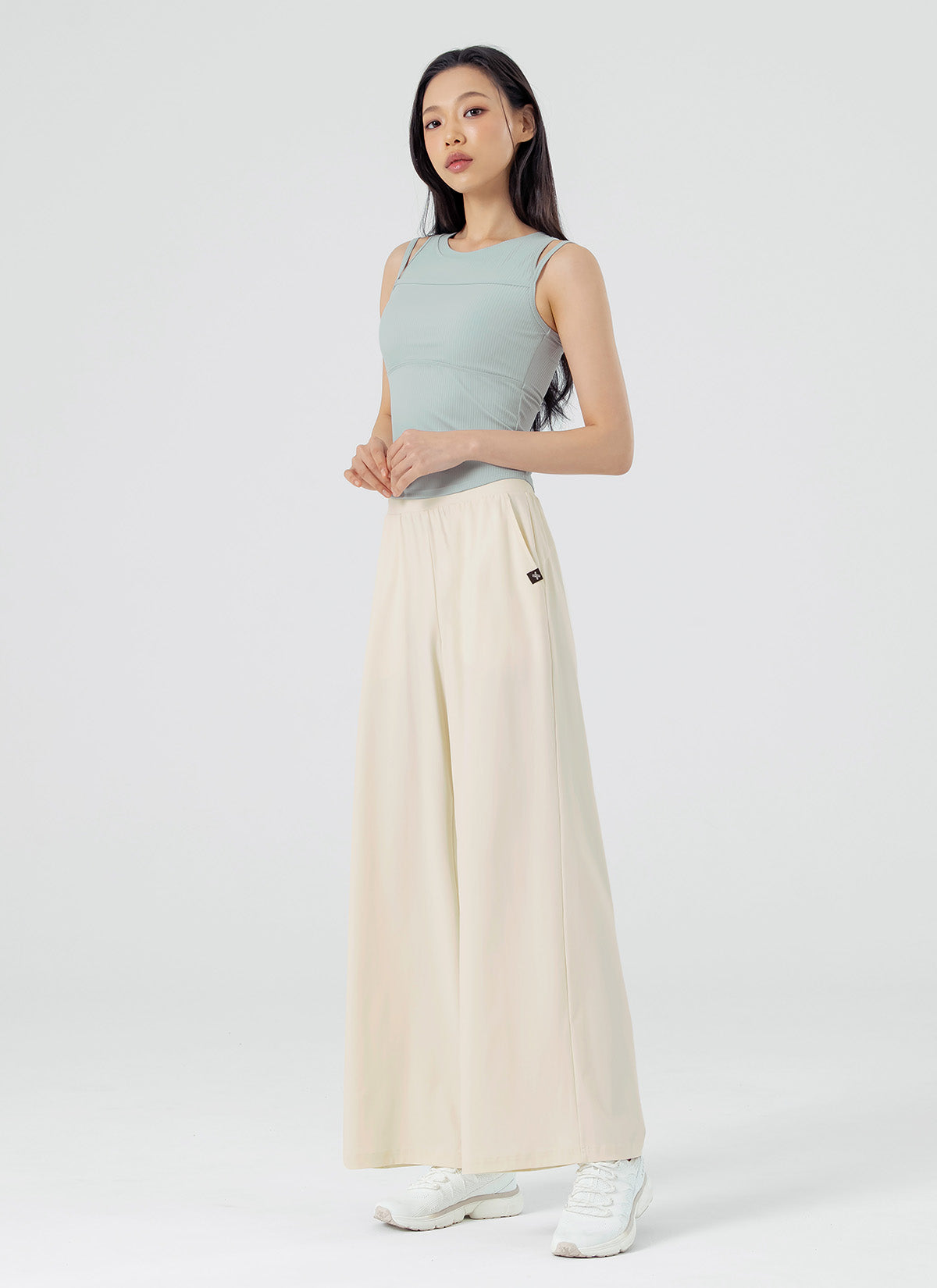 Air Freezer Cooling Wide Leg Pants for Women - Breathable Loose Fit Summer Trousers for Outdoor, Yoga & Lounge Wear