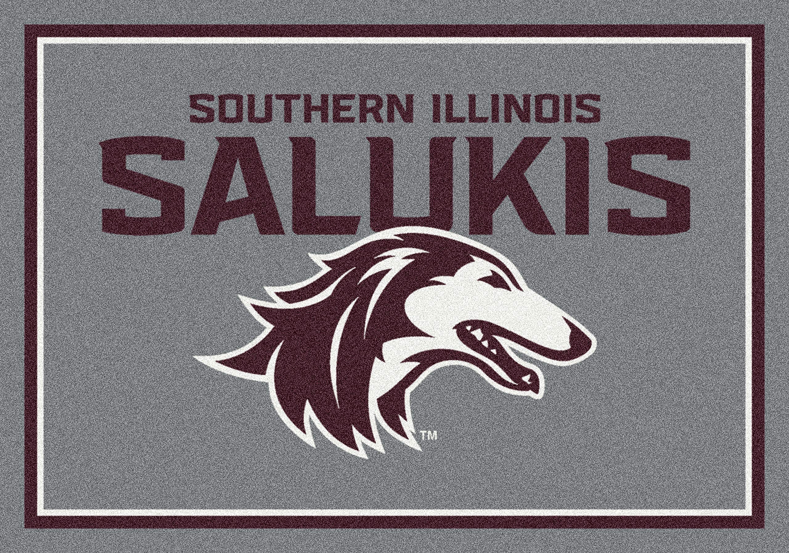 Southern Illinois Salukis NCAA College Team Spirit Floor Mats - Non-Slip Team Logo Area Rugs for Dorm, Living Room & Game Day Decor