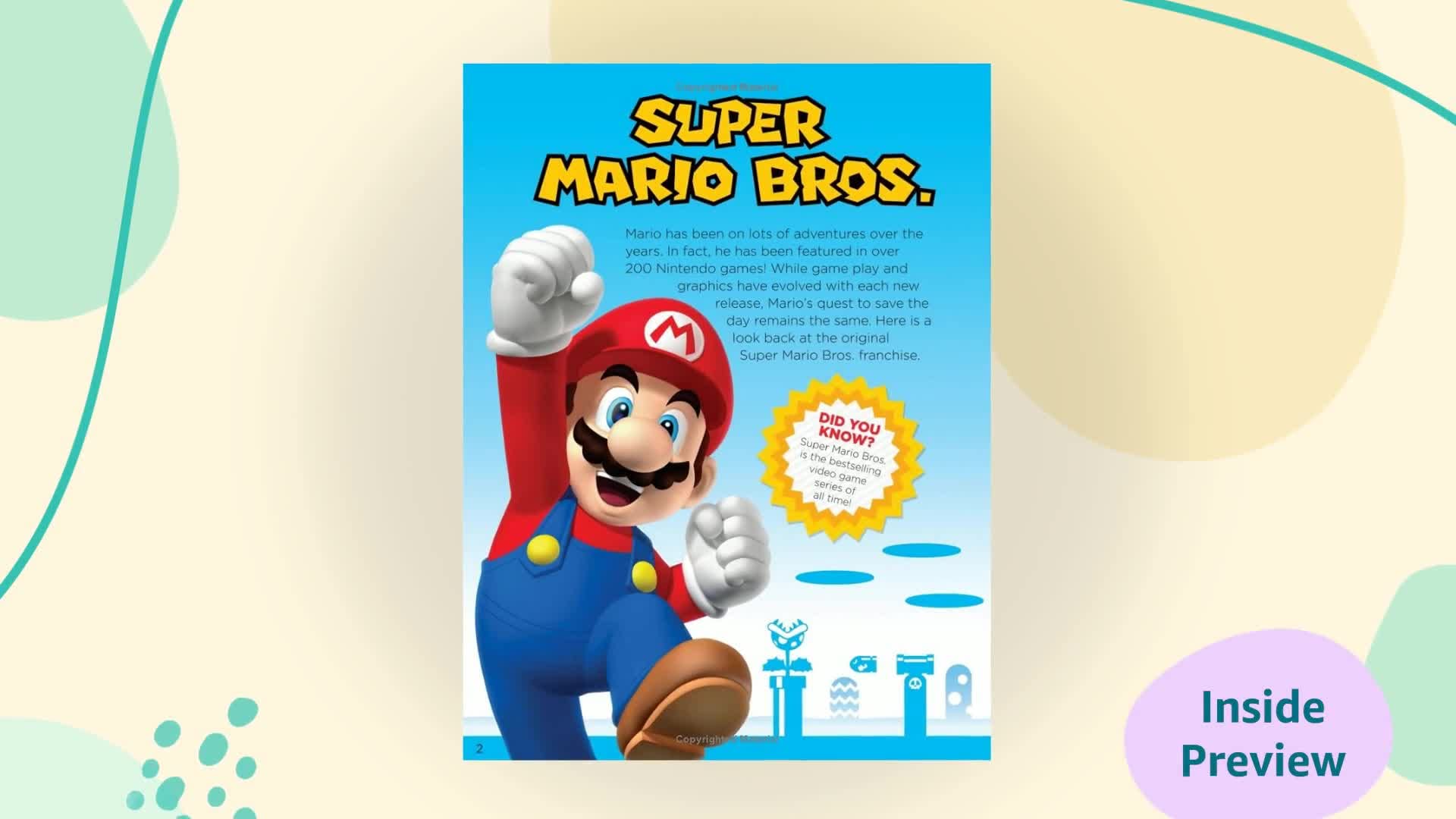 Super Mario Nintendo Game - Fun Adventure for Kids & Adults - Perfect for Family Game Nights & Party Entertainment