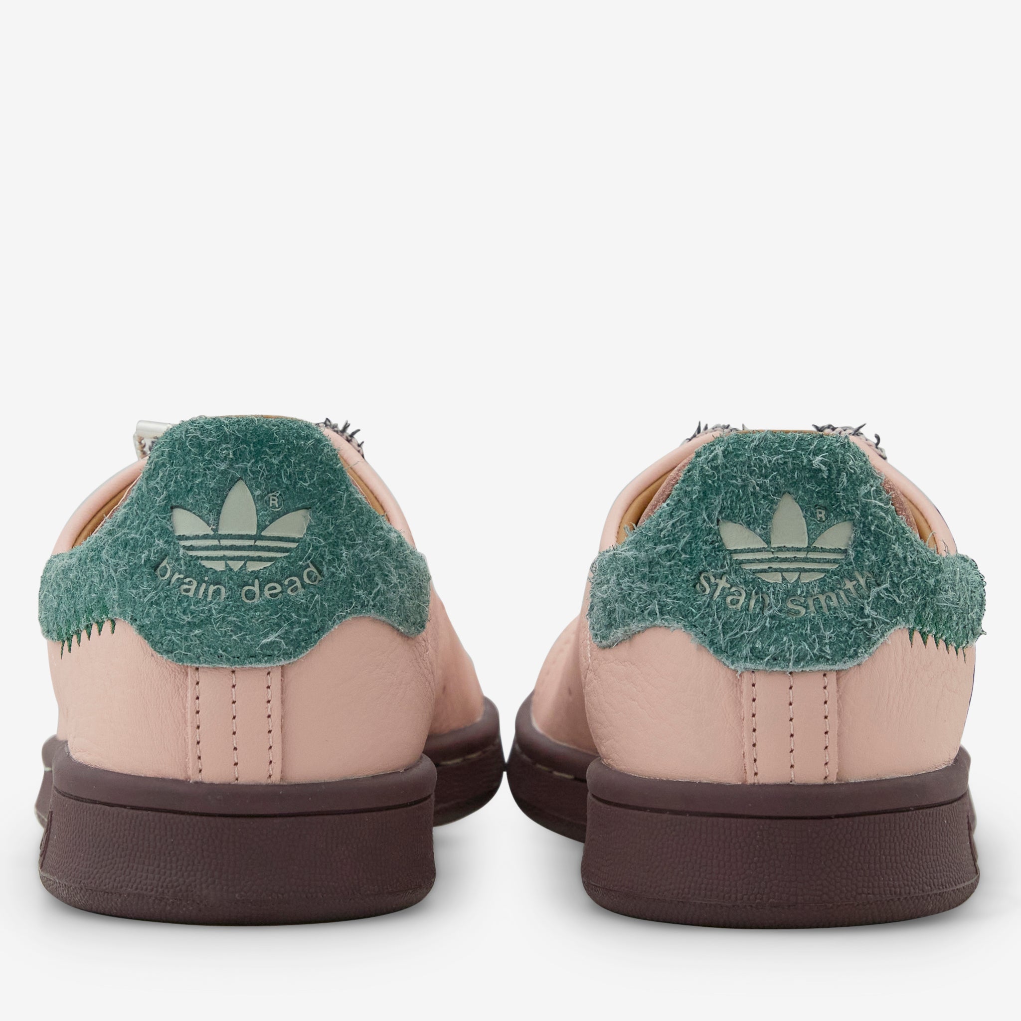 Brain Dead x Stan Smith Vapour Pink & Core Black & Mesa Sneakers - Limited Edition Collab Shoes for Streetwear & Skateboarding Fashion