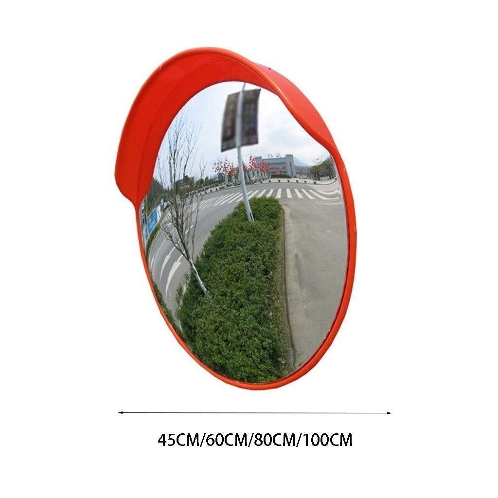 45cm Anti-Theft Convex Security Mirror for Parking Garage & Supermarkets - Blind Spot Safety Mirror with Undistorted View - Perfect for Warehouse, Driveway, and Retail Store Surveillance