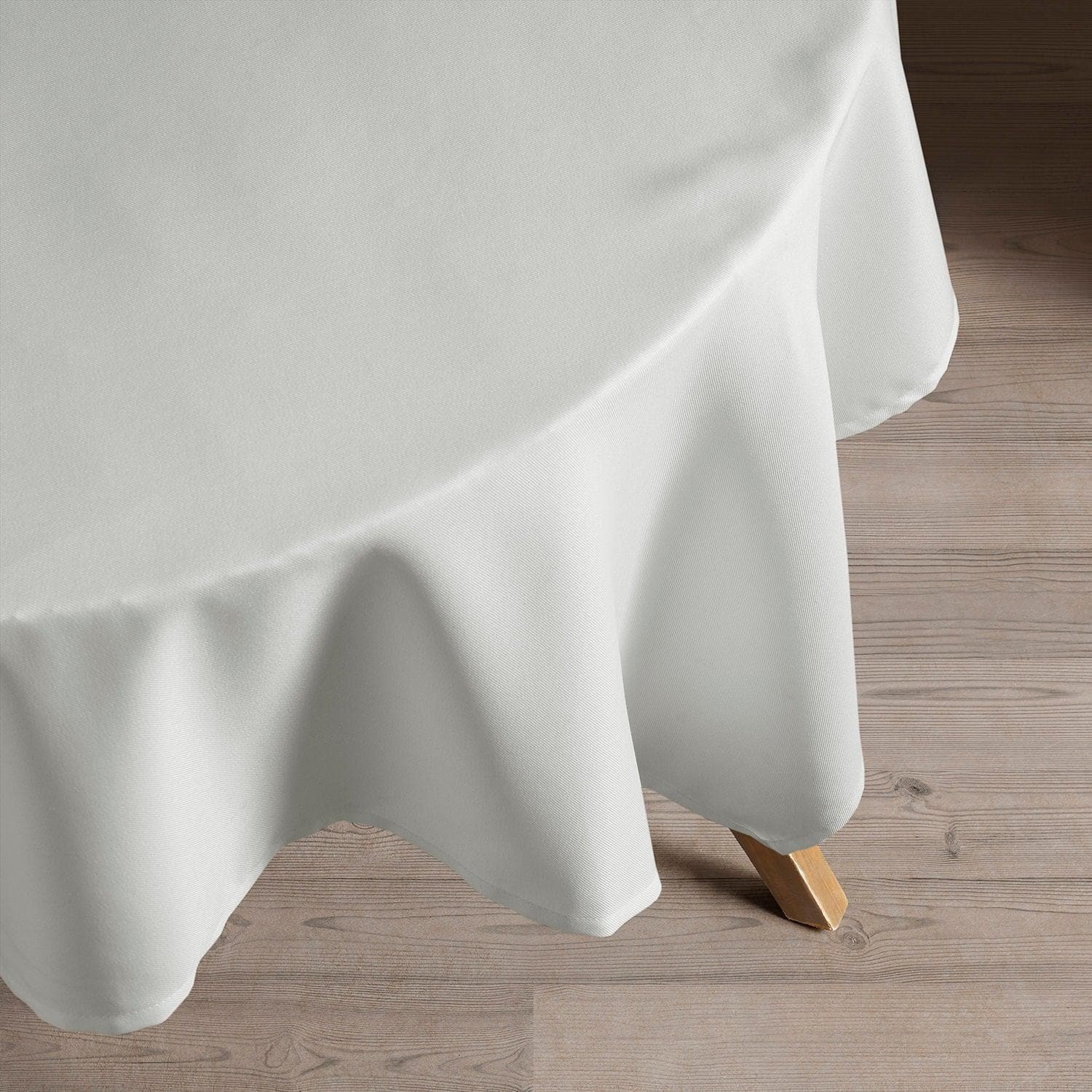 Premium Off-White Performance Twill Tablecloth - Stain & Wrinkle Resistant - Perfect for Weddings, Parties & Fine Dining (60
