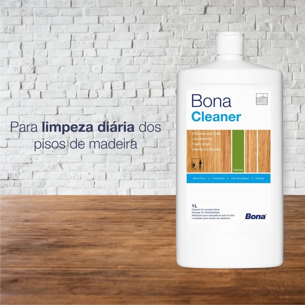 Bona Hardwood Floor Cleaner 1 Liter - Safe for Wood Floors, Removes Dirt & Grime - Ideal for Home, Office & Commercial Use
