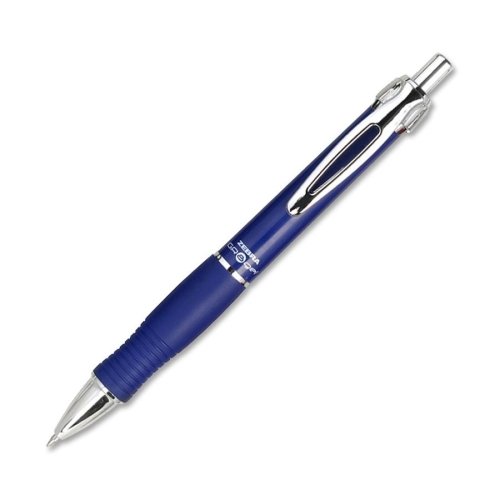 Wholesale CASE of 15 - Zebra GR8 Gel Retractable Pens, 0.7mm Blue Barrel & Ink, Non-Refillable Smooth Writing Gel Pens for Office, School & Note Taking