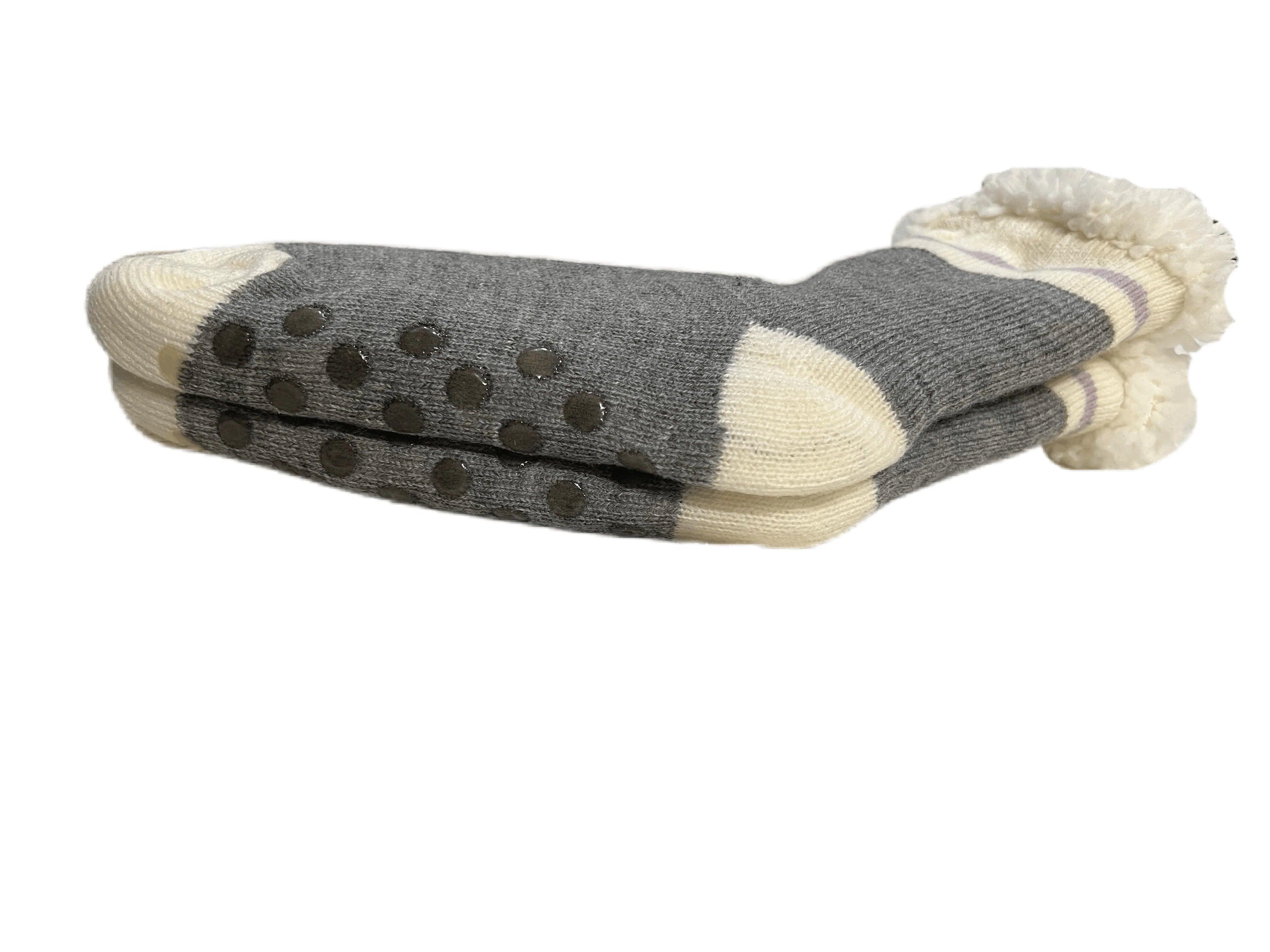 Cozy Girls' Slipper Socks for Kids Ages 7-9 - Soft Warm House Shoes for Indoor Play, Lounge & Winter Comfort