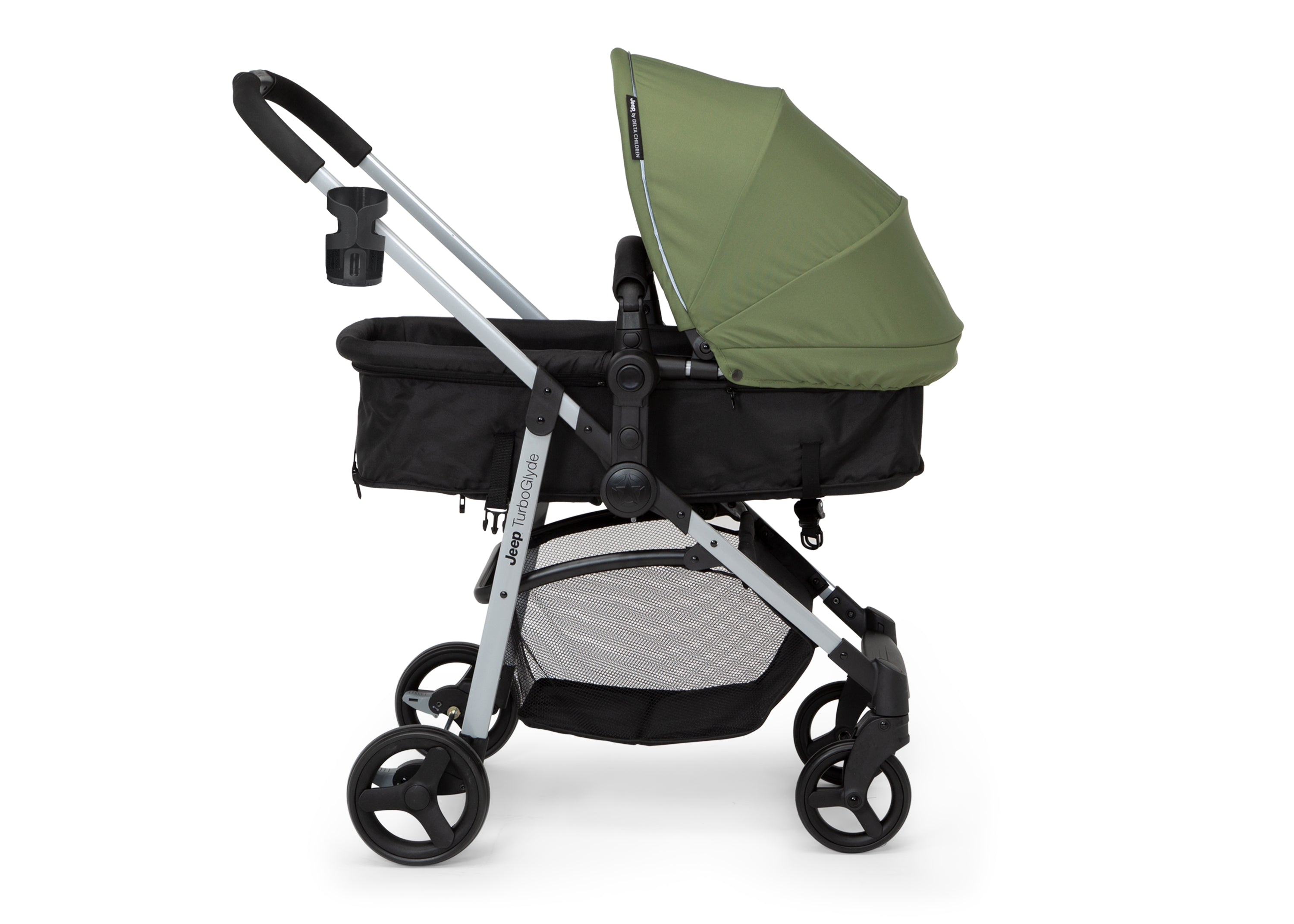 Jeep TurboGlyde 3-in-1 Convertible Stroller for Infants & Toddlers - Lightweight Travel System with Car Seat Compatibility | Perfect for Shopping, Travel & Daily Walks