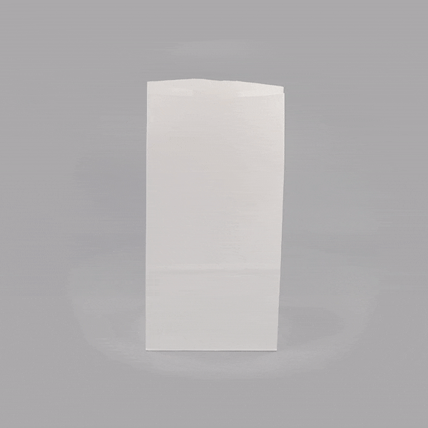 Premium White Paper Bags 2 lb Capacity - 4.25