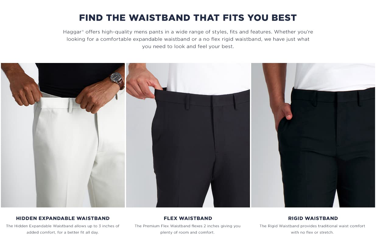 Haggar Men's Big & Tall Classic Fit Travel Performance Suit Separates - Comfortable Jacket & Pants for Business Trips & Formal Occasions