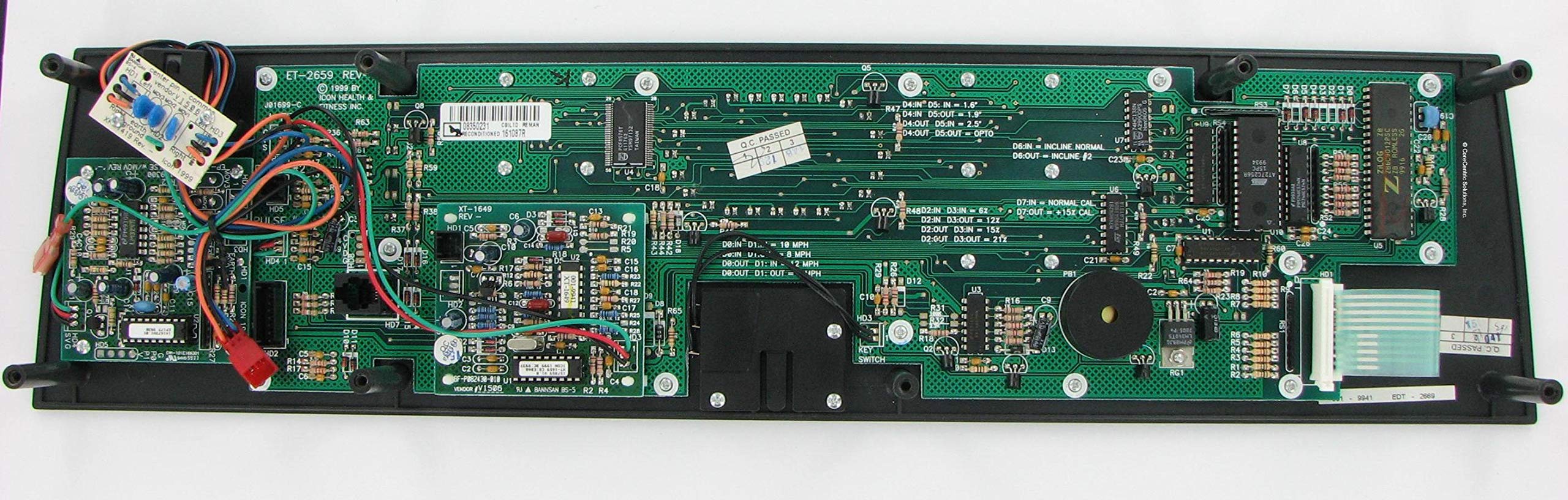 CoreCentric Remanufactured Proform 161087 Treadmill Console Board Replacement - Compatible with Proform Exercise Equipment | Perfect for Home Gym Repairs & Treadmill Maintenance