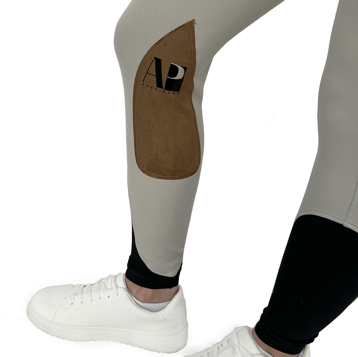 AP Hassinger Derby Knee Patch Breeches - Equestrian Riding Pants for Women - Perfect for Horseback Riding, Show Jumping & Dressage