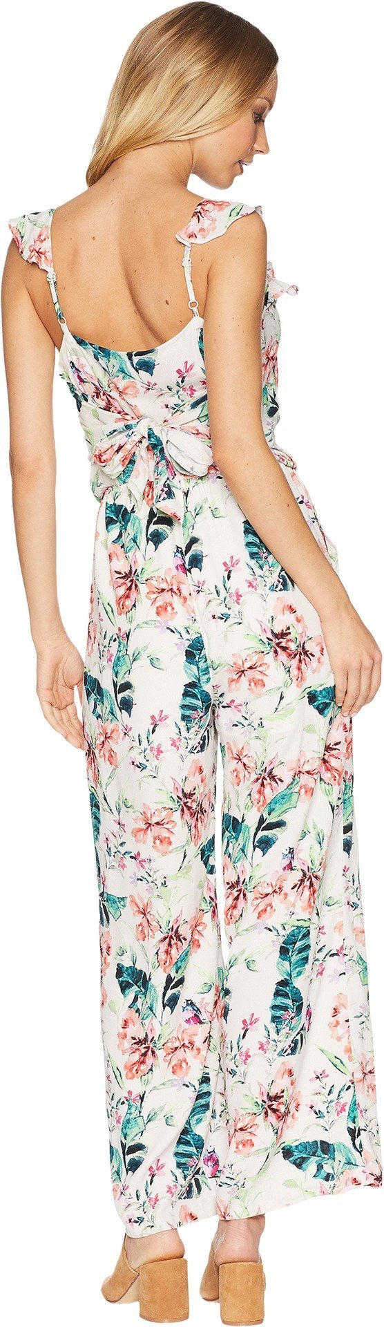 Sanctuary Women's Tie-Front Jumpsuit - Stylish One-Piece Romper for Casual & Dressy Occasions | Perfect for Work, Date Night & Summer Outings