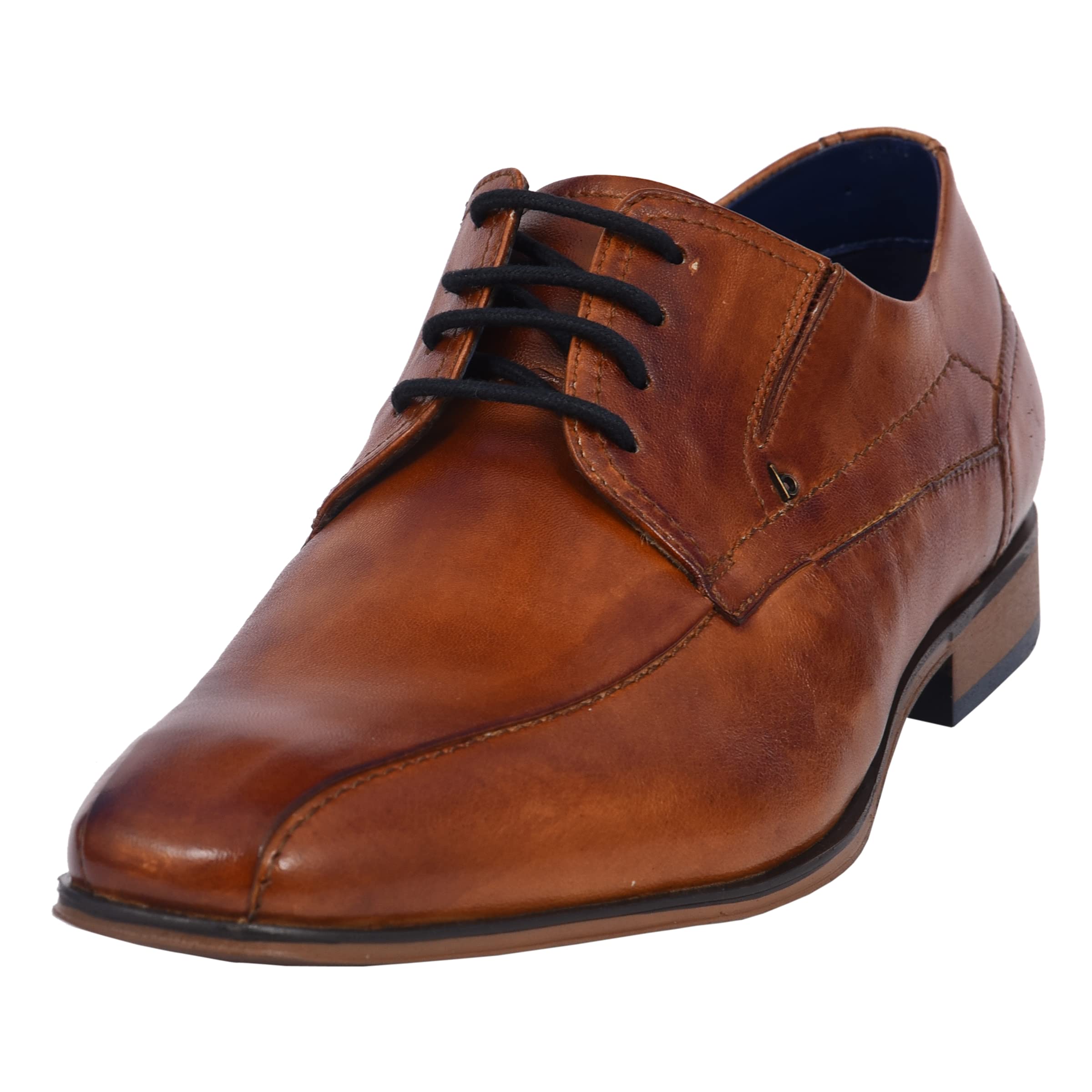 Bugatti Men's Derby Shoes - Classic Leather Dress Shoes for Business & Formal Occasions | Comfortable & Stylish Men's Footwear for Office, Weddings & Special Events