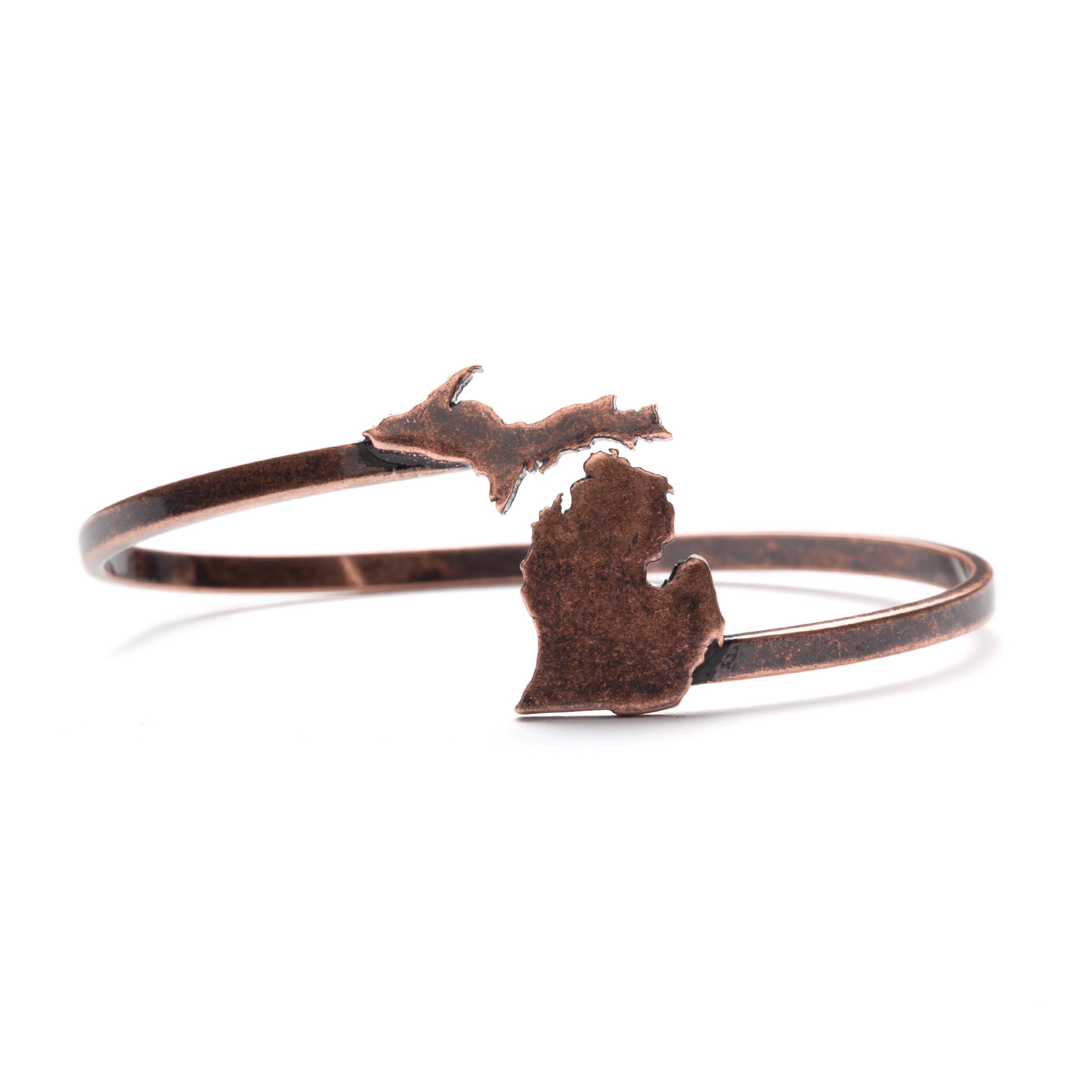 Stone Armory Michigan Bangle Bracelets for Women & Men - Stainless Steel Michigan Bracelet Sets - Perfect for Wolverines Fans, Alumni Gifts, and Game Day Accessories