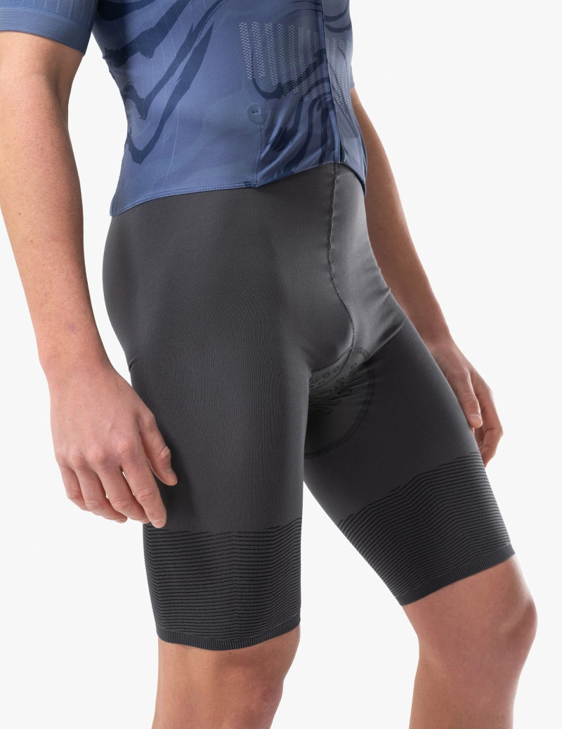 Compressport Men's AERO SS Trisuit - Breathable Cycling & Triathlon Suit with Indigo Print - Perfect for Training, Racing & Endurance Sports