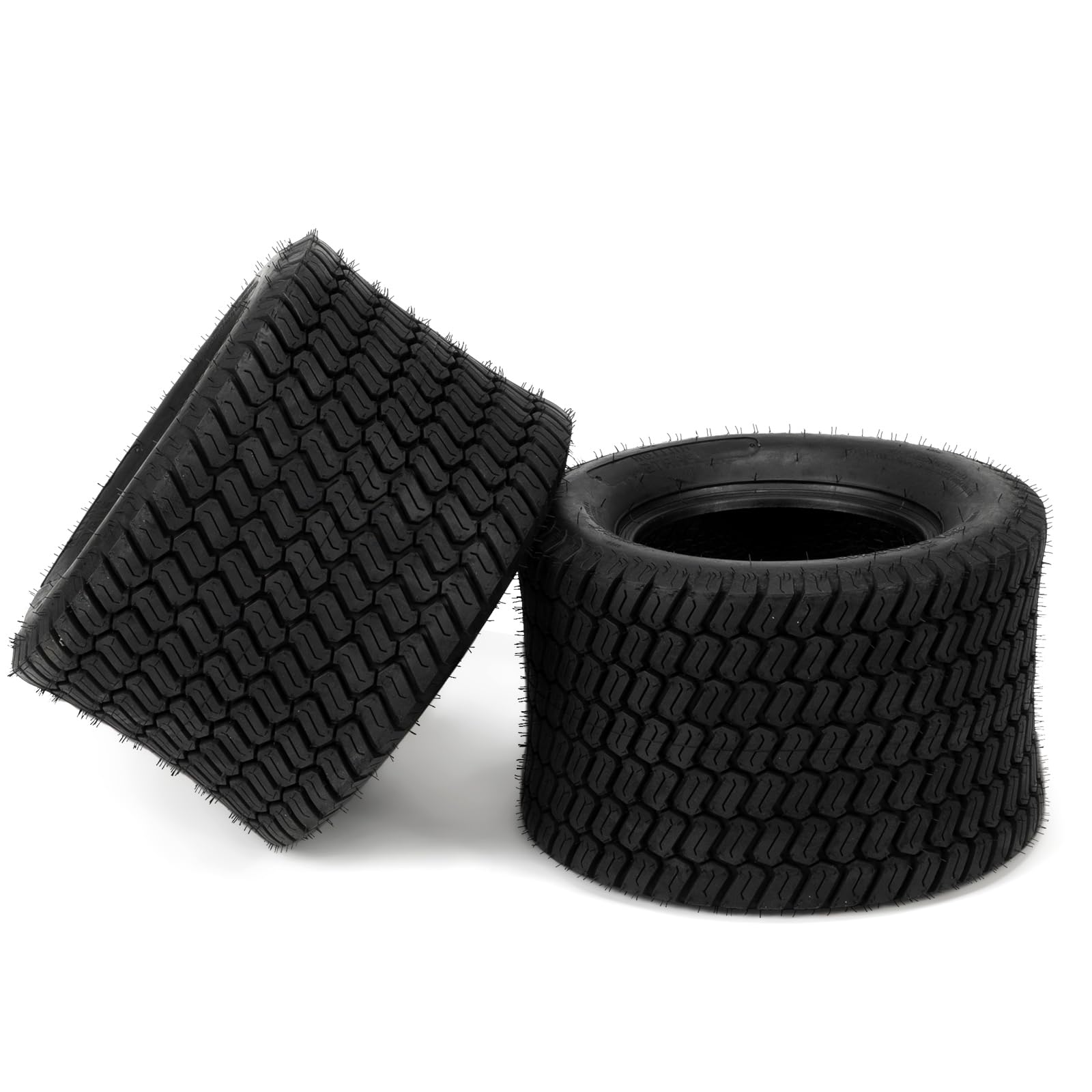 Set of 2 - 20x12.00-10 Tubeless Lawn Mower Tires 4PR Heavy Duty Garden Tires for Zero Turn Mowers, Tractors & Outdoor Equipment - All Terrain Replacement Tires for Smooth Lawn Care & Landscaping