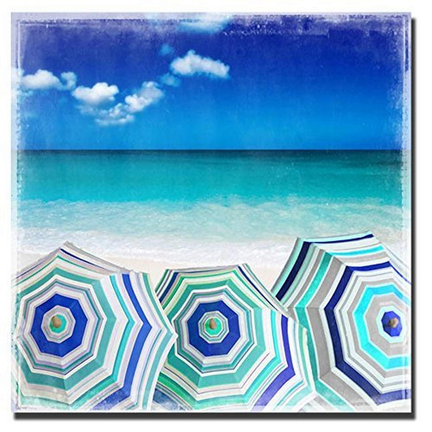 Artistic Home Gallery 3636G277TG Beach Gathering Wall Art - Coastal Decor for Living Room, Bedroom & Office - Perfect Beach House Decorations & Ocean Themed Gifts