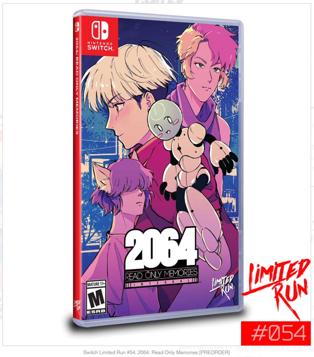2064: Read Only Memories Integral - Nintendo Switch Game (Limited Run #54) - Cyberpunk Adventure for Sci-Fi Fans & Collectors