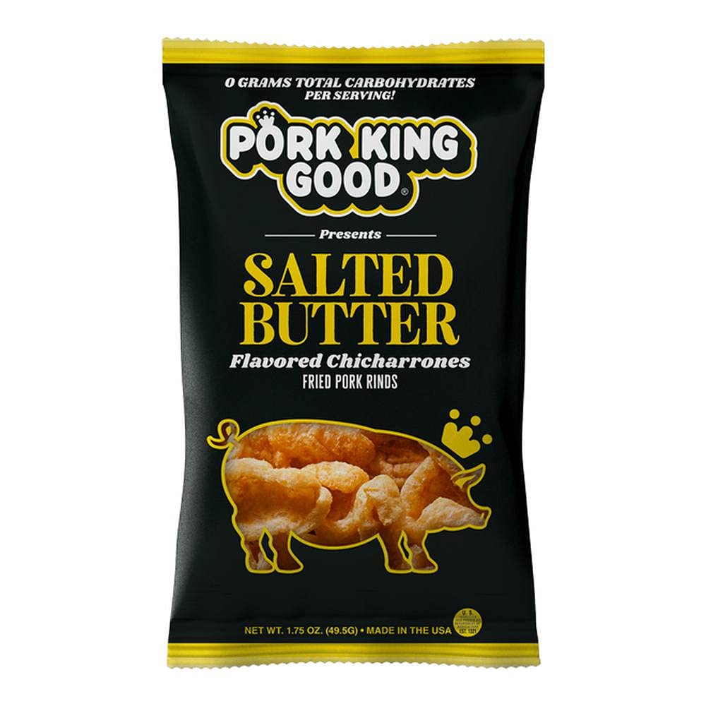 Pork King Good Pork Rinds Variety 10 Pack - Keto Friendly Chicharrones Snacks for Low Carb Diet | Perfect for Office, Gym & Movie Night Snacking