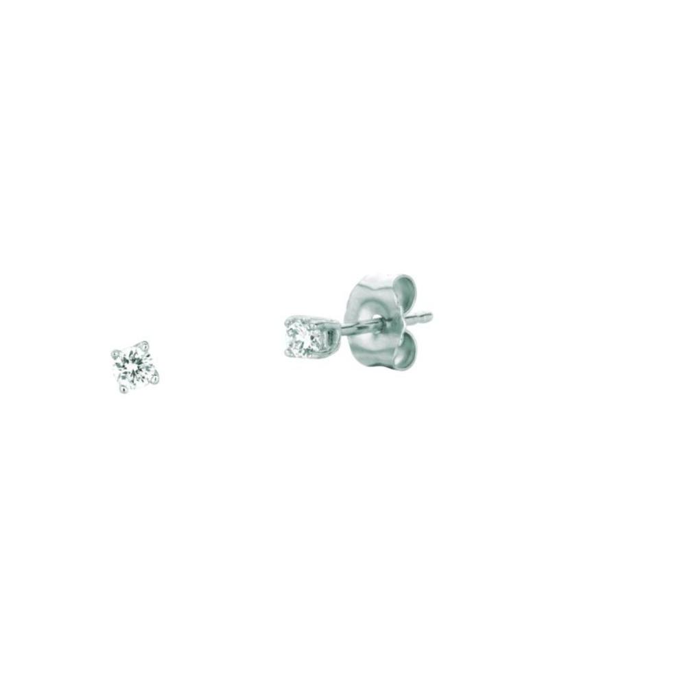 14K Gold 0.10ct Round Diamond Stud Earrings - I J/I1 Clarity, Classic Hoop Earrings for Women, Perfect for Everyday Wear, Anniversary Gifts & Special Occasions