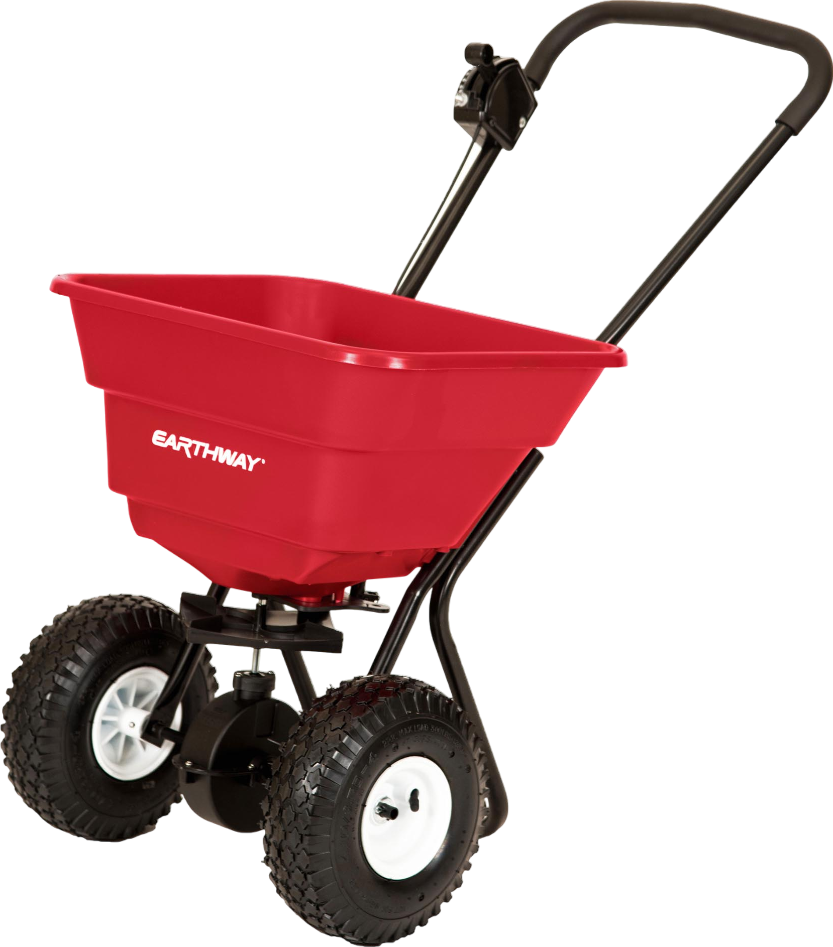 Earthway 2050P Commercial Broadcast Spreader - 80 Lbs Hopper with Durable Pneumatic Tires - Professional Lawn & Garden Fertilizer Spreader for Large Yards, Golf Courses & Landscaping