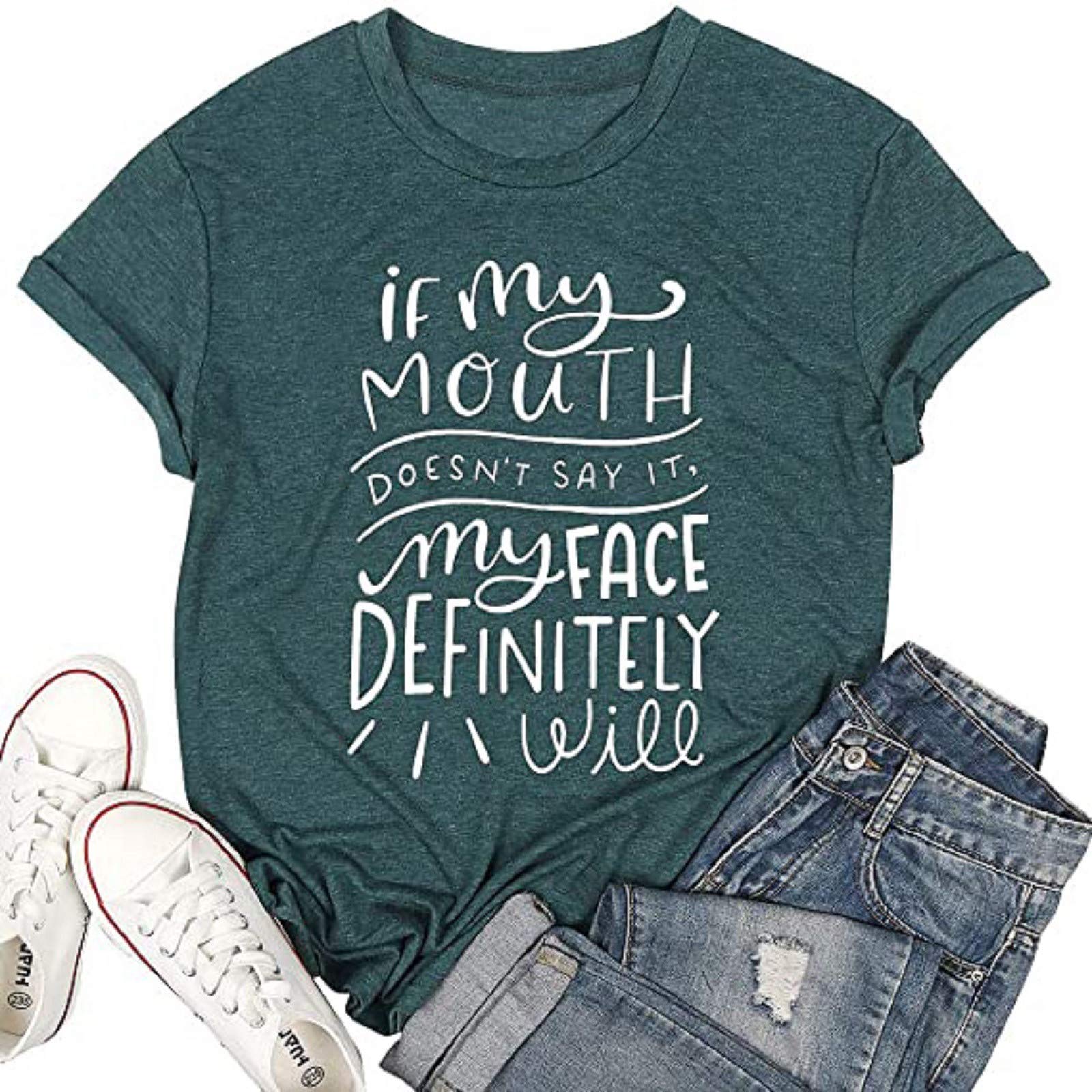 Funny Valentine's Day Graphic T-Shirt for Women - Cute Love Letter Print Loose Fit Tee | Casual Wear, Date Night, Gift Idea