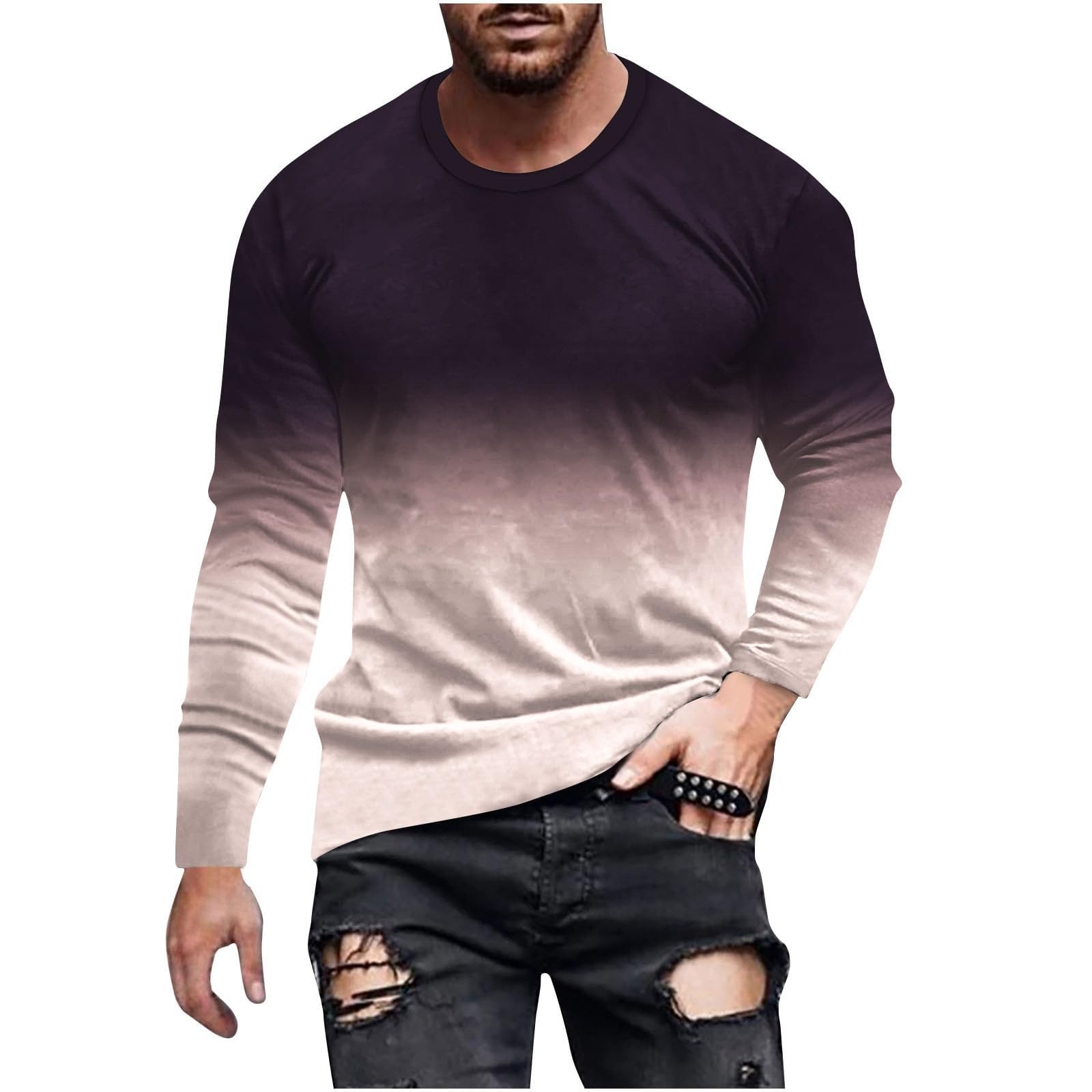 **Patriotic Distressed American Flag T-Shirt for Men - Comfortable Summer Graphic Tee - Perfect for 4th of July, BBQ & Casual Outings**