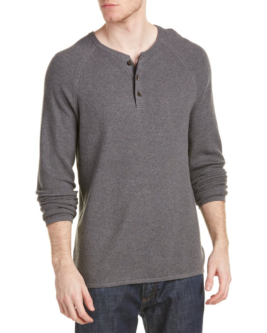 Vintage Men's Waffle Henley Sweater - Soft Cotton Pullover for Casual Wear & Fall Layering | Cozy Retro Style for Everyday Outfits, Date Nights & Weekend Getaways