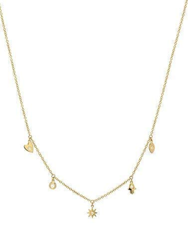 14K Gold Diamond Pendant Necklace for Women - Elegant Jewelry Gift for Birthday, Anniversary & Valentine's Day | Perfect for Layering & Everyday Wear