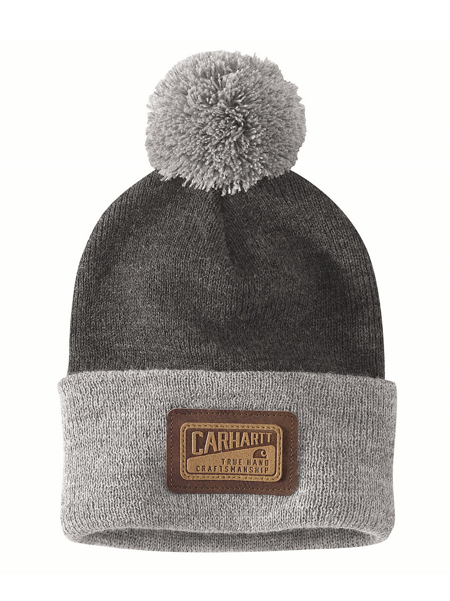 Carhartt Knit Cuffed Beanie with Patch - Warm Winter Hat for Men & Women - Perfect for Outdoor Activities, Work, and Cold Weather