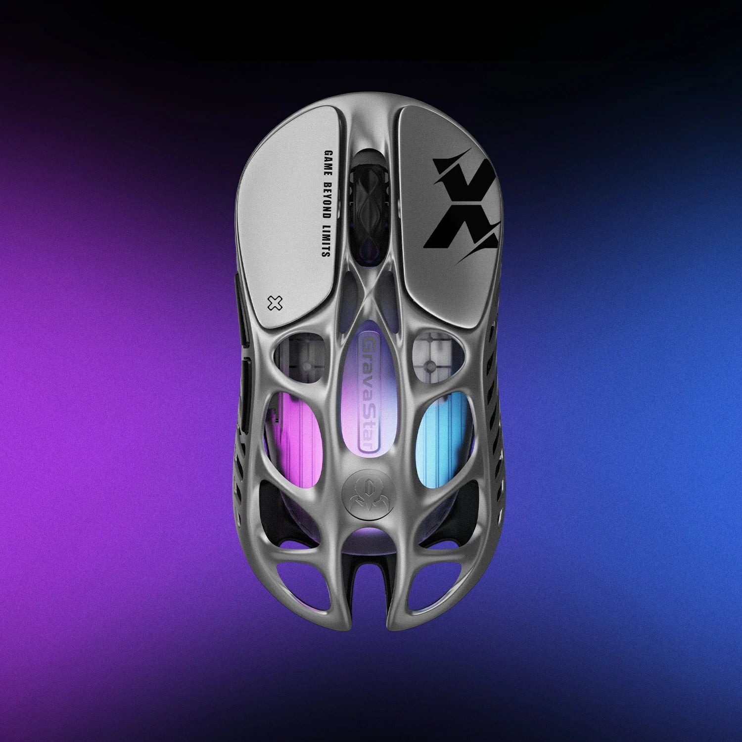 Mercury X Wireless Gaming Mouse - Ergonomic RGB LED, 16000 DPI, Rechargeable - Perfect for PC, Mac, Laptop Gaming & Office Work