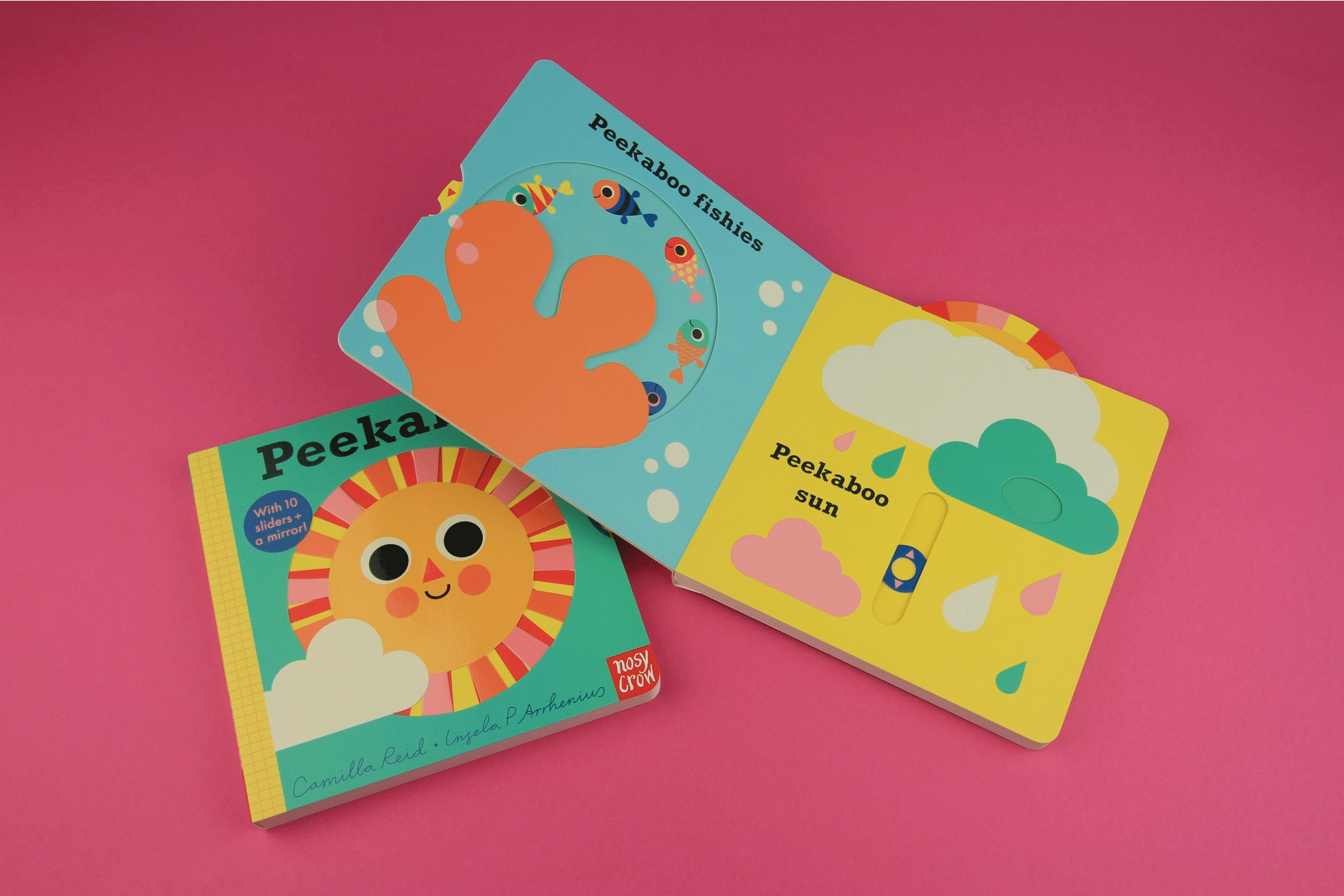 Peekaboo Sun Board Book by Ingela P. Arrhenius - Interactive Baby Book for Early Learning & Sensory Play | Perfect for Nursery, Toddler Storytime & Gift Giving