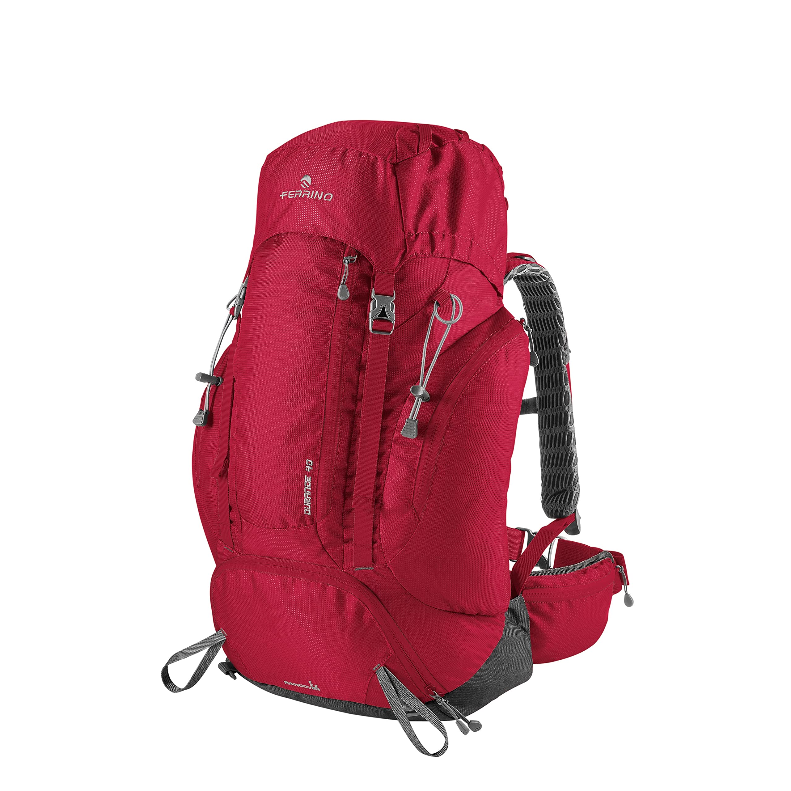 Ferrino Unisex Adult Backpack 028078 Bordeaux Large - Durable Hiking & Travel Backpack for Outdoor Adventures & Daily Commute