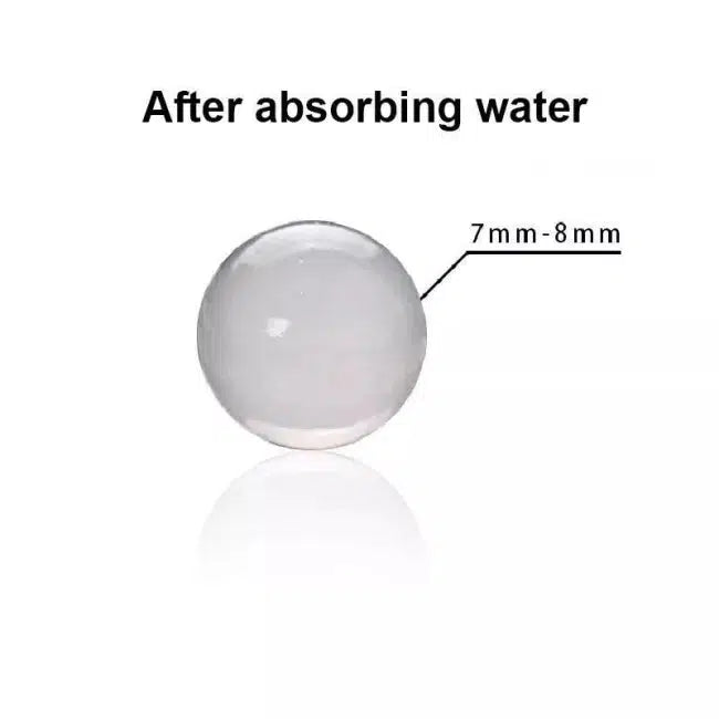 10,000 PCS 7-8mm Hardened Gel Water Beads for Kids Sensory Play, Stress Relief, and Home Decoration