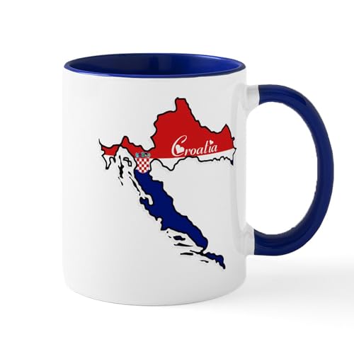 White/Navy Inside - Cool Croatia Mug